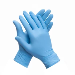 Guantes de nitrilo azules